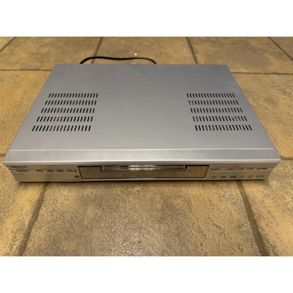 Memorex MVDP1102 DVD Player Progressive Scan DivX HDMI AV Tested Working Silver